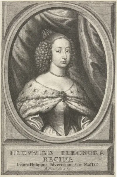 Portret van Hedwig Eleonora, koningin van Zweden