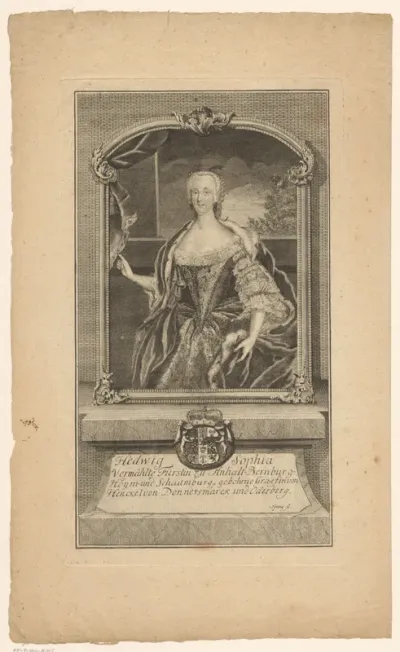 Portret van Hedwig Sophie, Gräfin Henckel von Donnersmarck