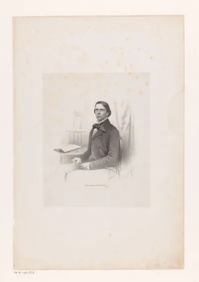 Portret van heer Le Clercq