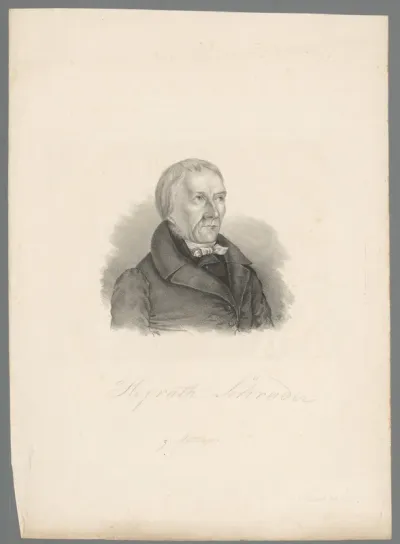 Portret van Heinrich Adolf Schrader