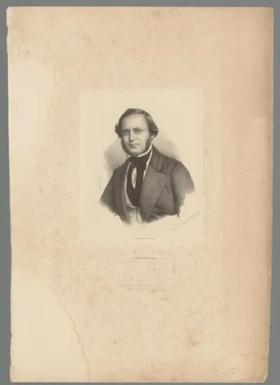 Portret van Heinrich Albert Zachariä