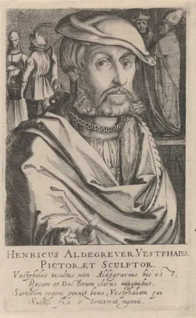 Portret van Heinrich Aldegrever