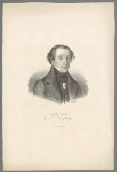 Portret van Heinrich August Ludwig Wiggers