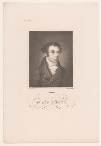 Portret van Heinrich August Schott