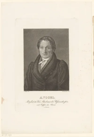 Portret van Heinrich August Vogel