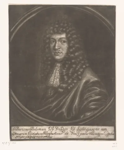 Portret van Heinrich Balemann