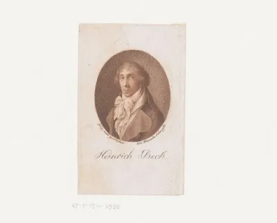 Portret van Heinrich Beck