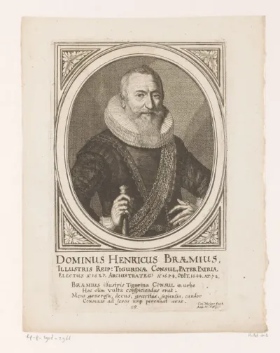 Portret van Heinrich Bräm