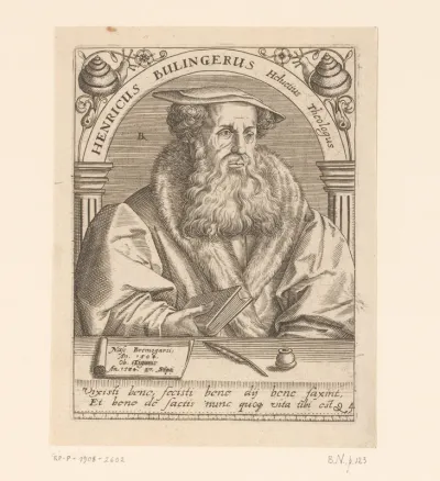 Portret van Heinrich Bullinger