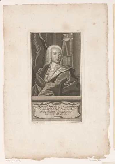 Portret van Heinrich Christian von Senckenberg