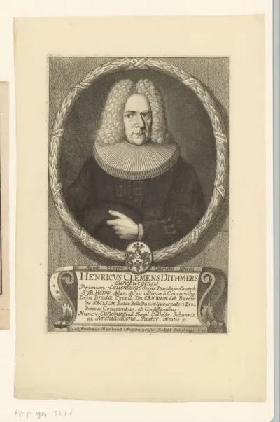 Portret van Heinrich Clemens Dithmer