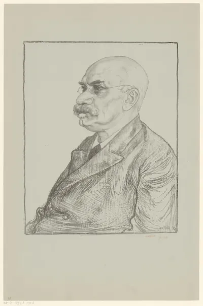 Portret van Heinrich Daniel Johann Joachim Hertz