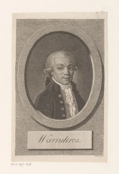 Portret van Heinrich Ehrenfried Warnekros