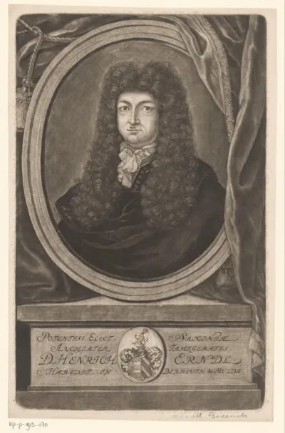 Portret van Heinrich Erndel
