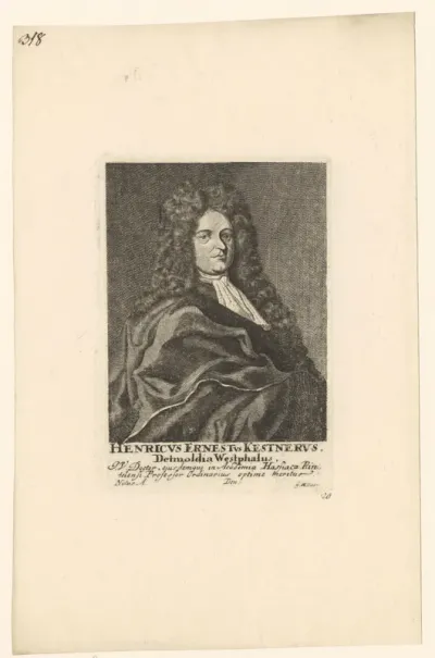 Portret van Heinrich Ernst Kestner