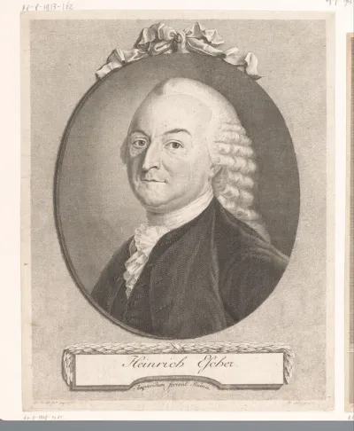 Portret van Heinrich Escher