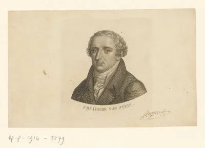 Portret van Heinrich Friedrich Karl vom und zum Stein