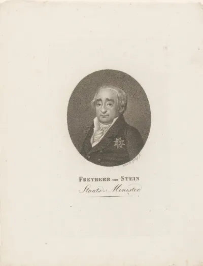 Portret van Heinrich Friedrich Karl vom und zum Stein