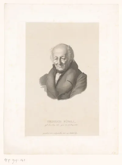 Portret van Heinrich Füssli