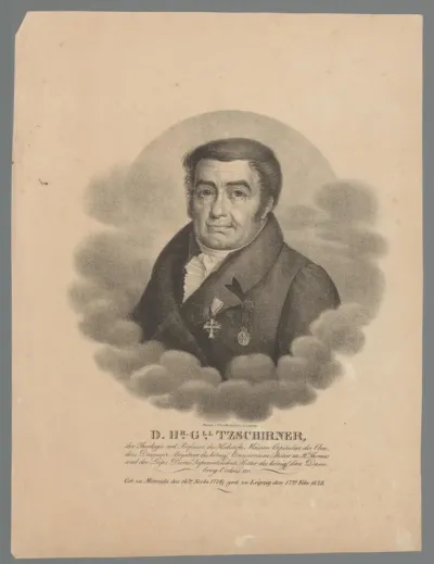 Portret van Heinrich Gottlieb Tzschirner