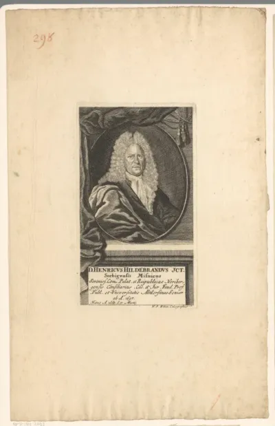 Portret van Heinrich Hildebrand