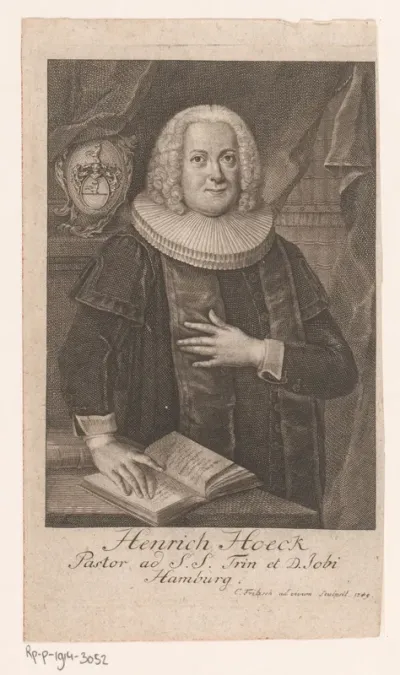 Portret van Heinrich Hoeck