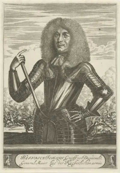 Portret van Heinrich Johann, graaf van Dunnewald