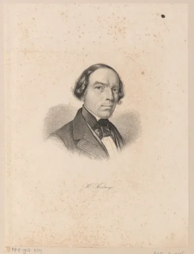 Portret van Heinrich Joseph König