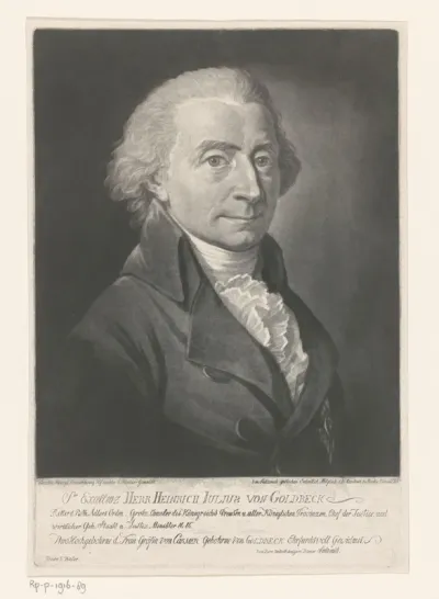 Portret van Heinrich Julius von Goldbeck