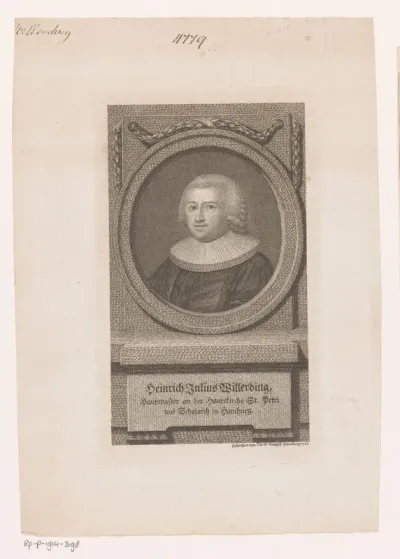 Portret van Heinrich Julius Willerding
