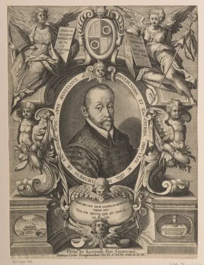 Portret van Heinrich Knöringen, bisschop van Augsburg
