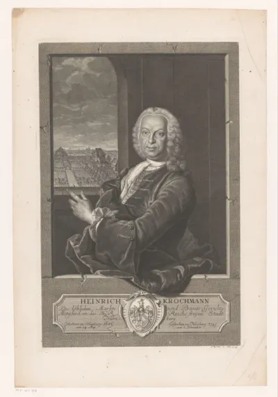 Portret van Heinrich Krochmann
