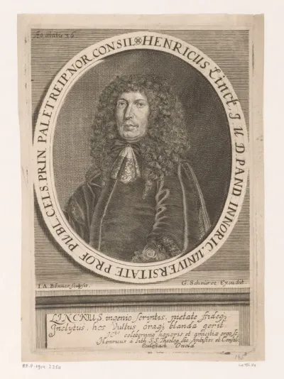 Portret van Heinrich Linck