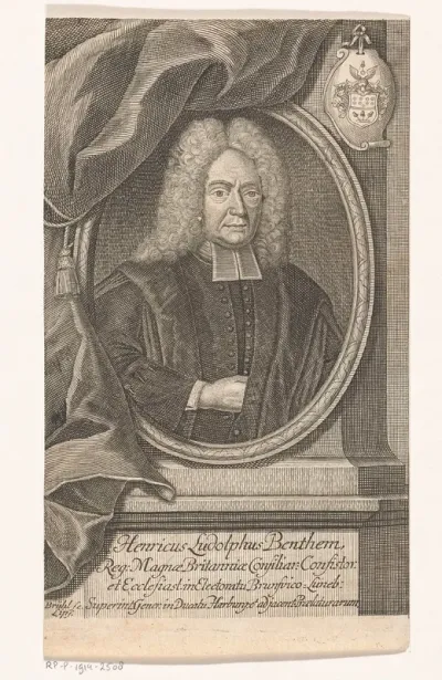 Portret van Heinrich Ludolph Benthem