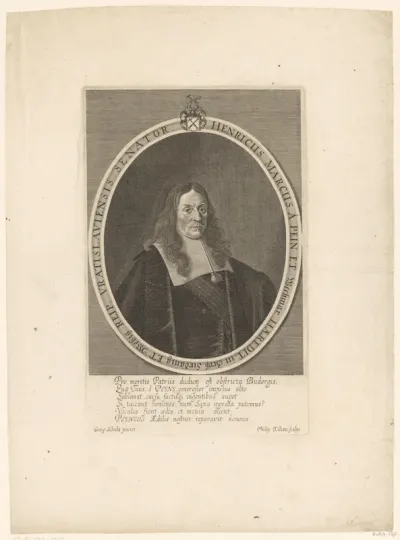 Portret van Heinrich Markus von Pein und Wechmar