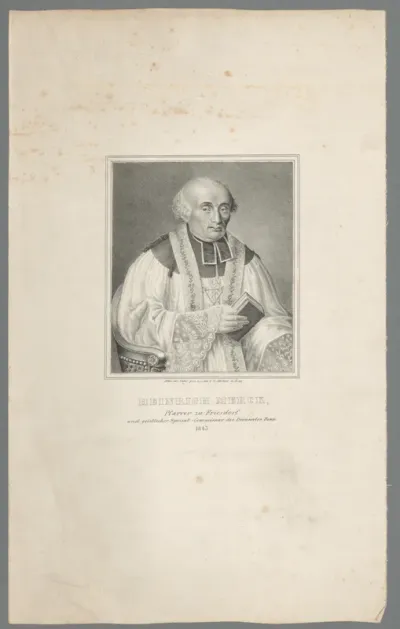 Portret van Heinrich Merck