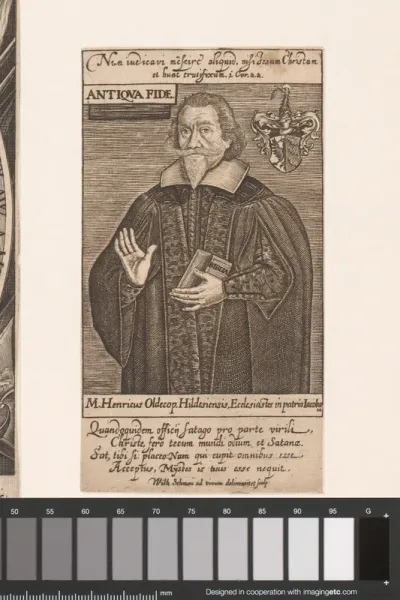 Portret van Heinrich Oldecop