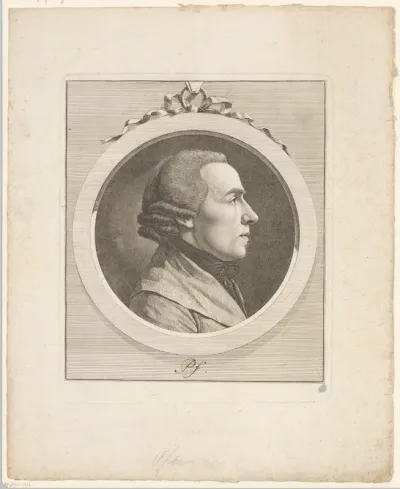 Portret van Heinrich Pfenninger