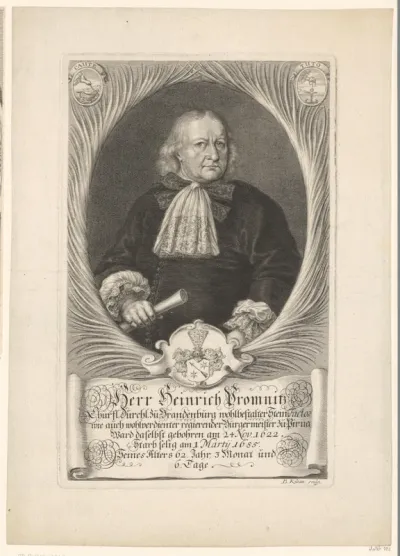 Portret van Heinrich Promnitz