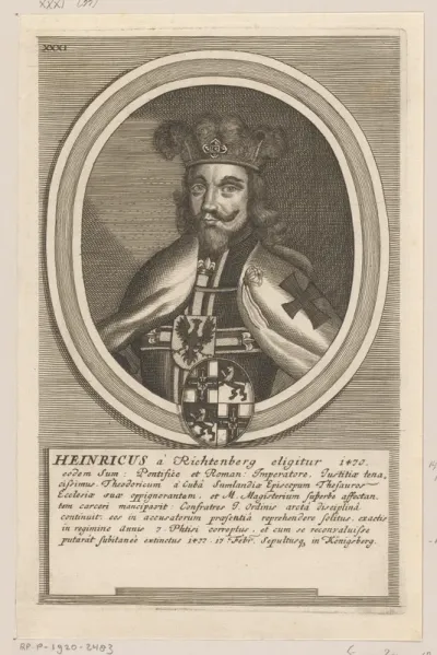 Portret van Heinrich Reffle von Richtenberg