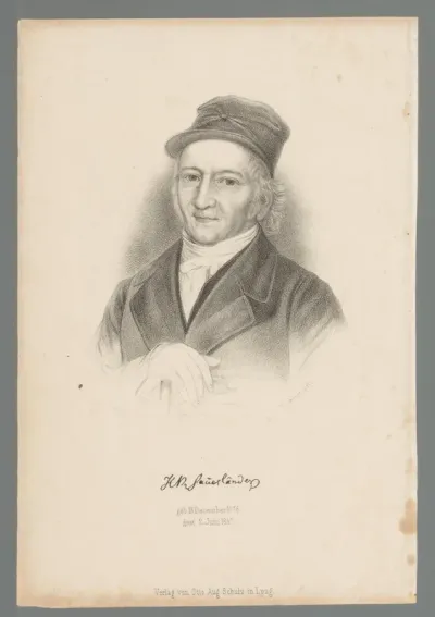 Portret van Heinrich Remigius Sauerländer