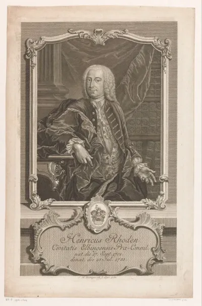 Portret van Heinrich Rhoden