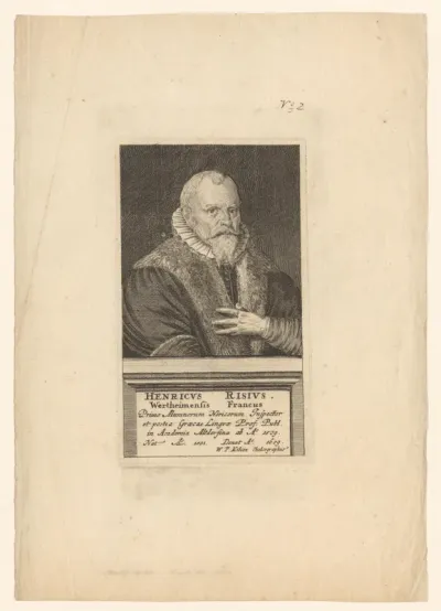 Portret van Heinrich Risius