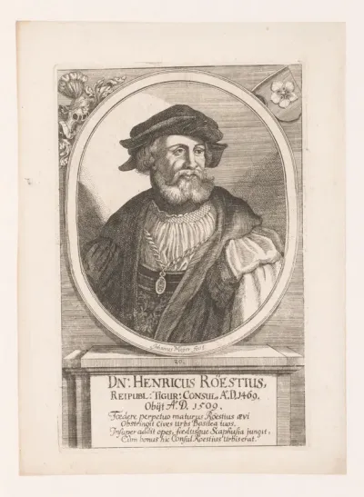 Portret van Heinrich Röust