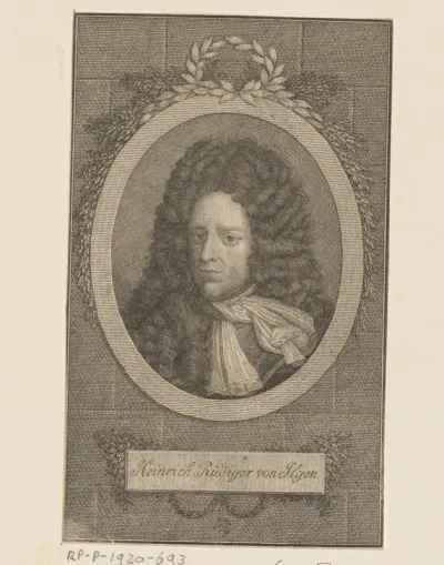 Portret van Heinrich Rüdiger Ilgen