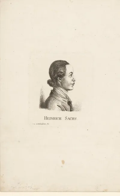 Portret van Heinrich Sachs