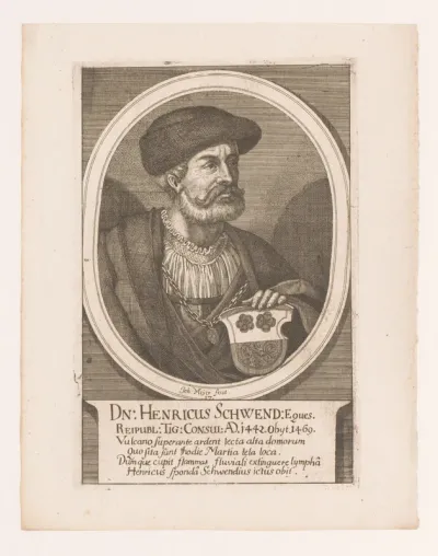 Portret van Heinrich Schwend