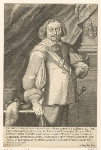 Portret van Heinrich Sebastian Schertlin
