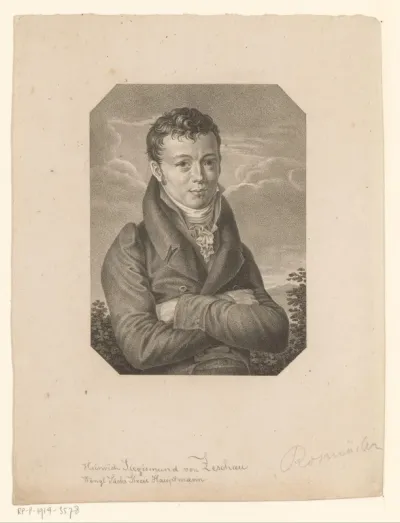 Portret van Heinrich Sigismund von Zeschau