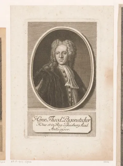 Portret van Heinrich Theodor Pagenstecher